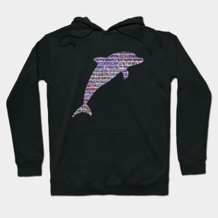 Graffiti Wall Dolphin Hoodie